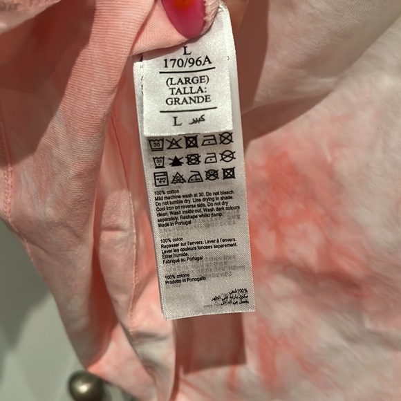 NWT All Saints Tie Dye Stamp Imogen T-Shirt - Picture 5 of 7